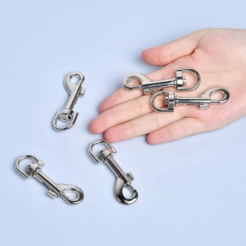 WYSUMMER Trigger Clips Clasp, 8Pcs 4Size Swivel Snap Hooks 360° Swivel Trigger Snap Hooks for Pet Buckle Carabiner Keyring Home Outdoor Camping Picnic Heavy Duty - Image 4